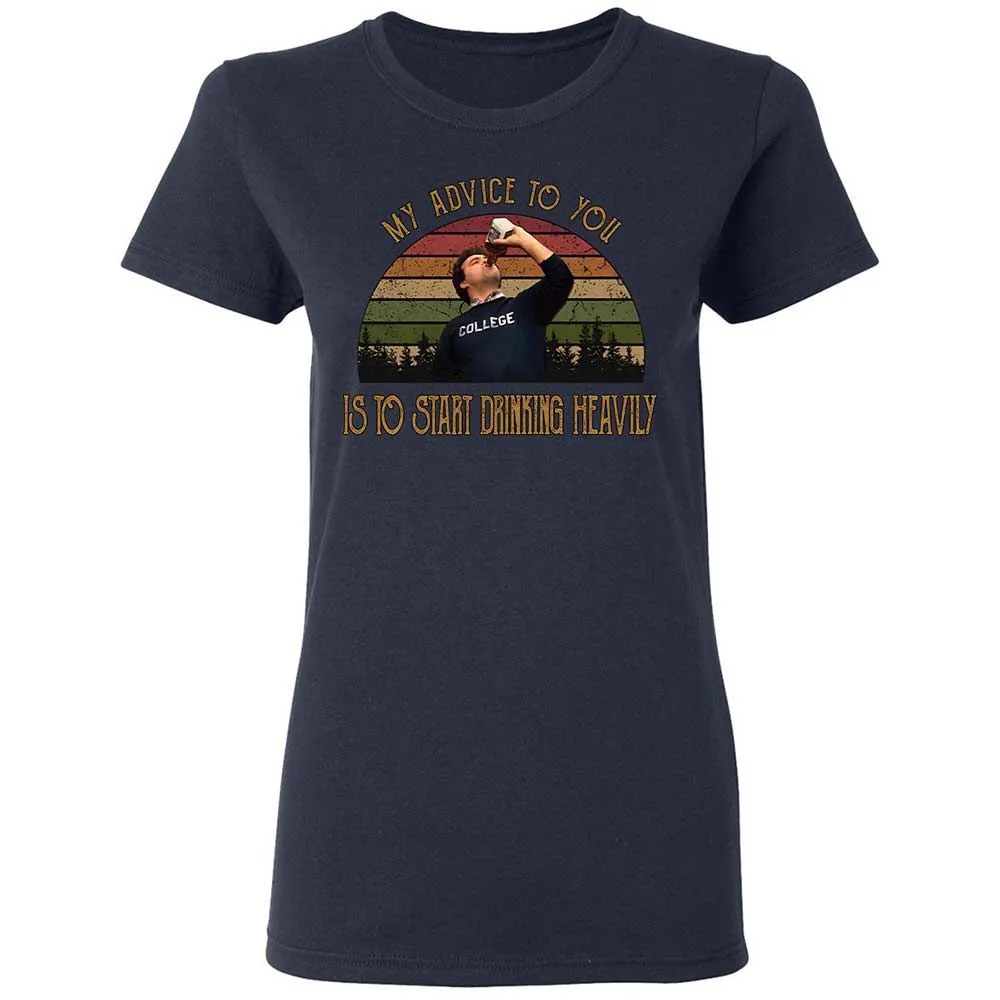 Women's T-Shirt - XFMKLZT8 - Navy - 2