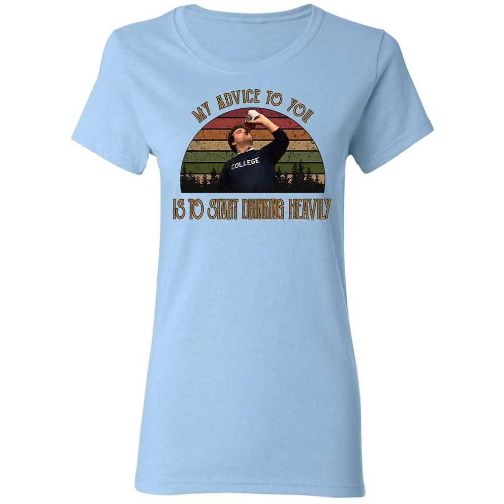 Women's T-Shirt - XFMKLZT8 - Light Blue - 13