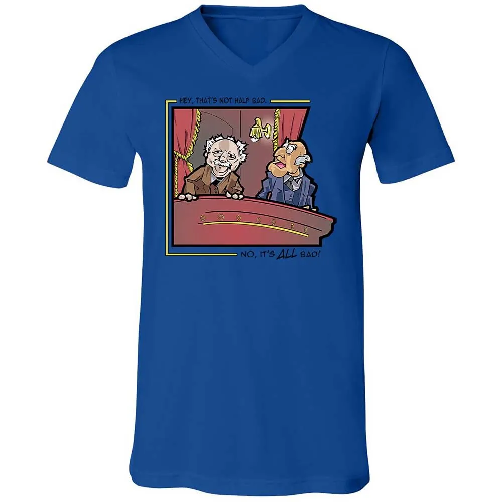 Unisex V-Neck T-Shirt - P8Z5UVAM - True Royal - 3