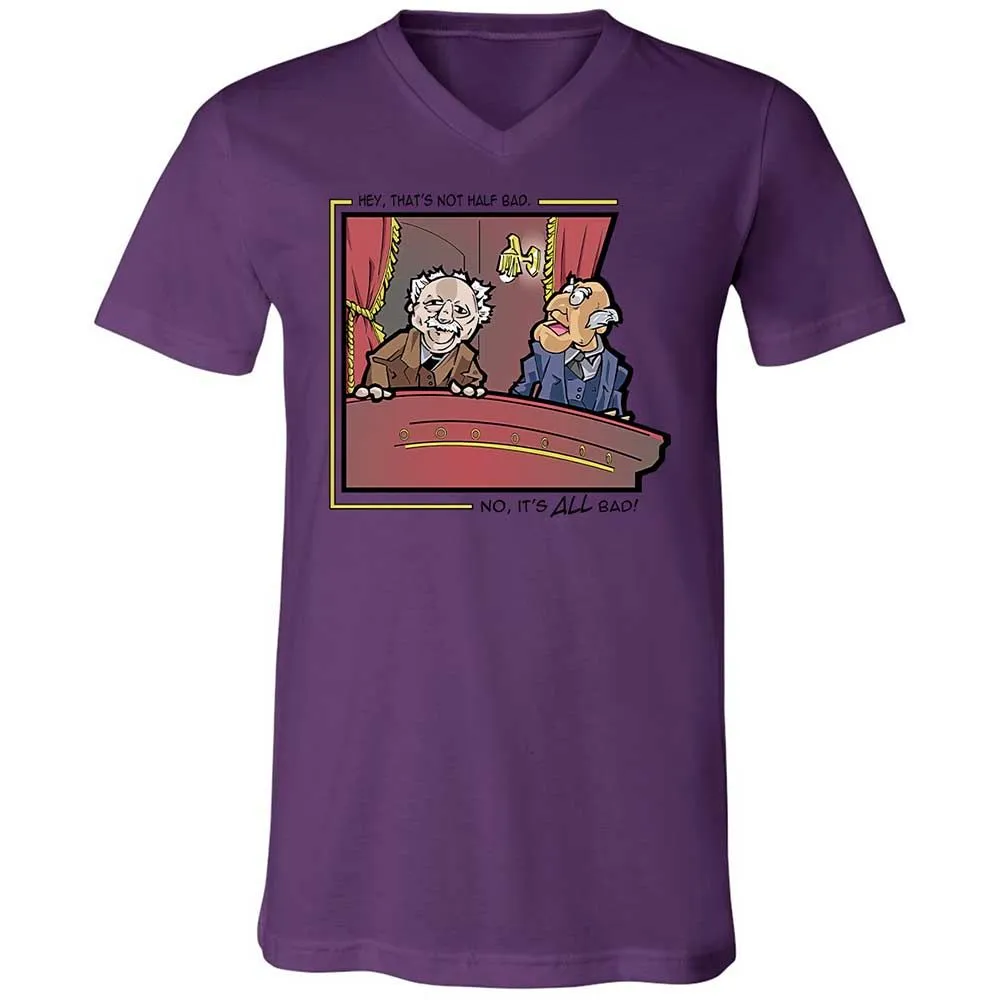 Unisex V-Neck T-Shirt - P8Z5UVAM - Team Purple - 10