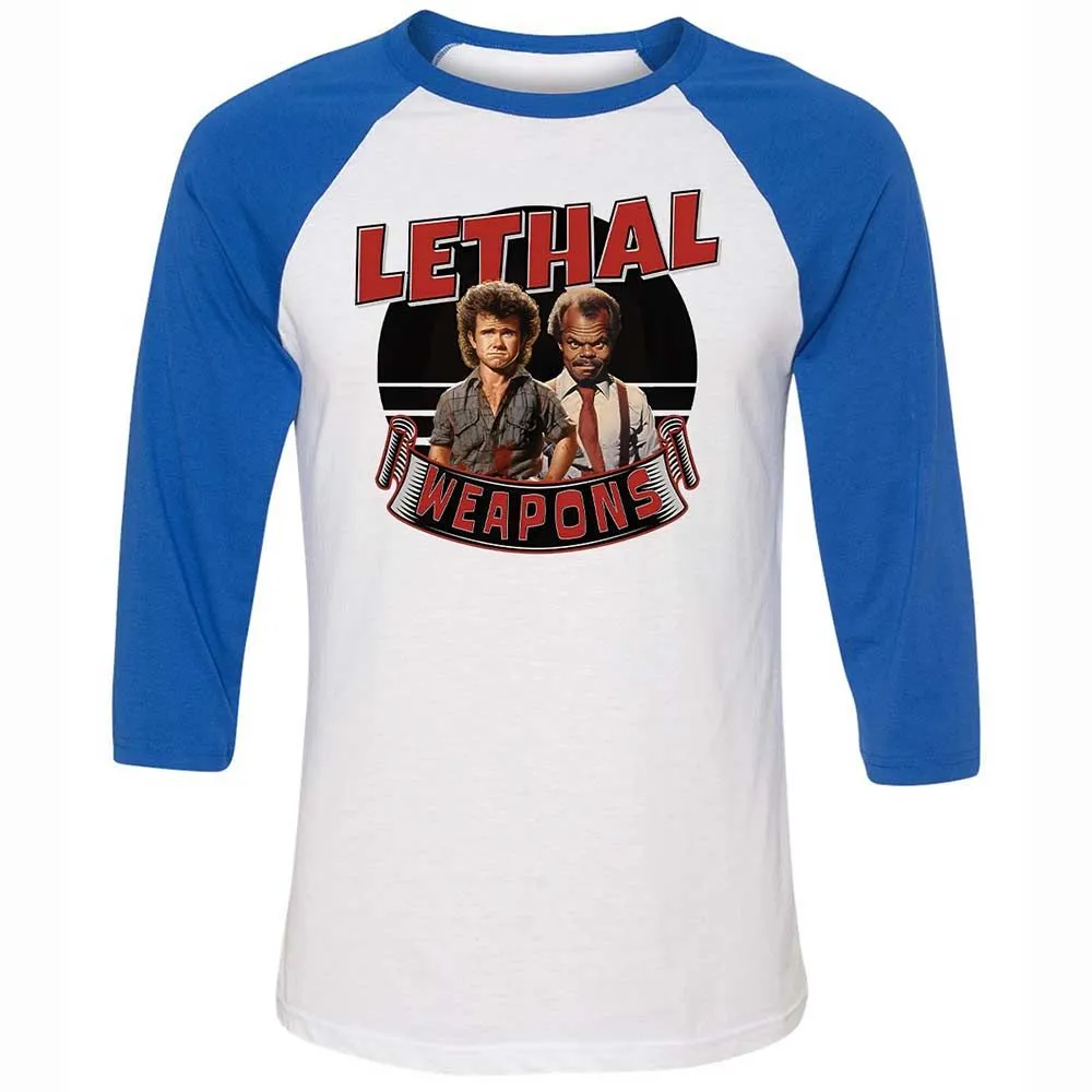 Unisex 3/4 Baseball Tee - NRHMJU1K - White/True Royal - 10