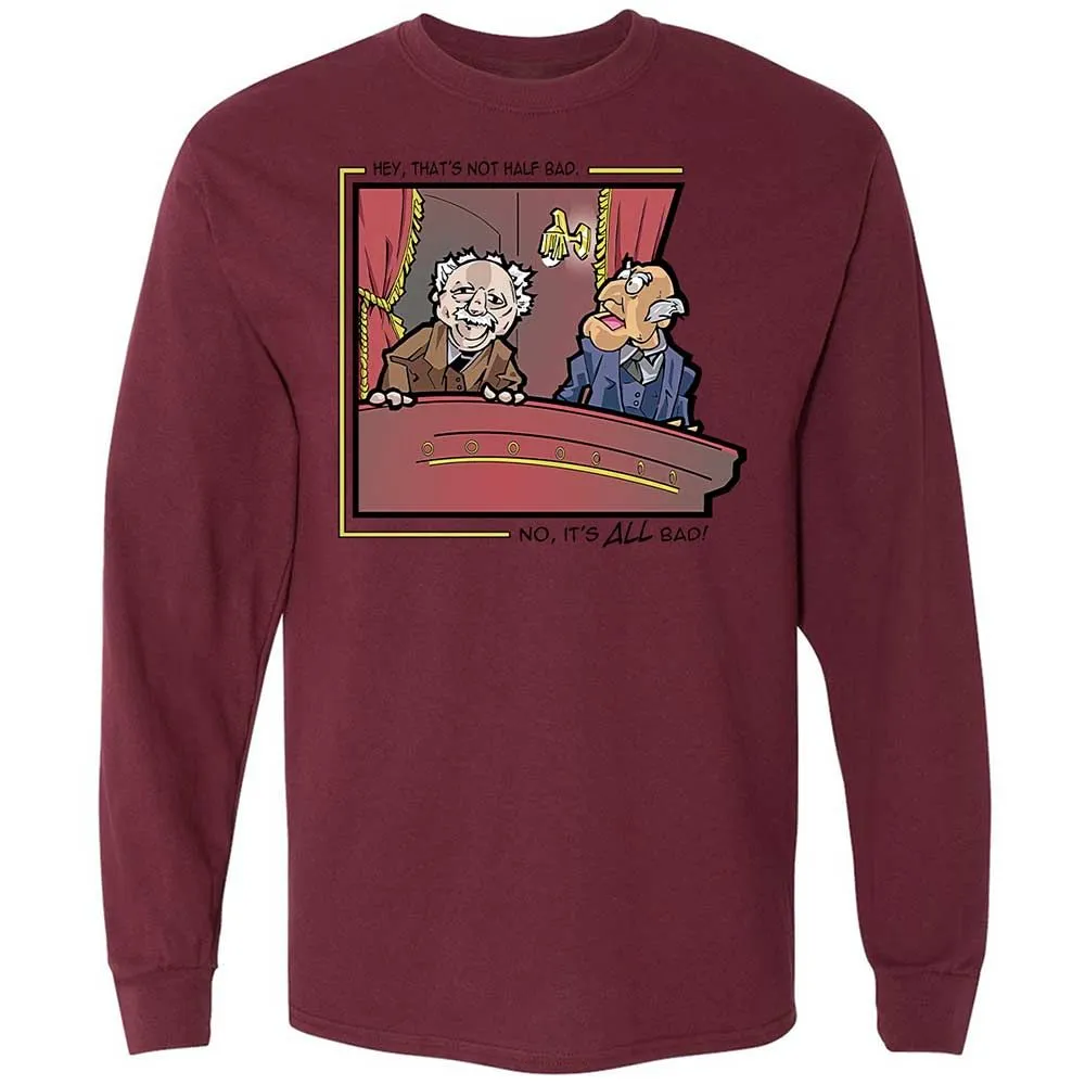 Long Sleeve T-Shirt - JZQKMMWV - Maroon - 16