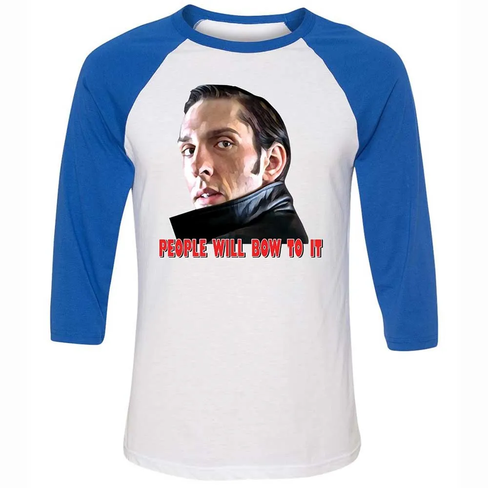 Unisex 3/4 Baseball Tee - Z7HT3U2H - White/True Royal - 10