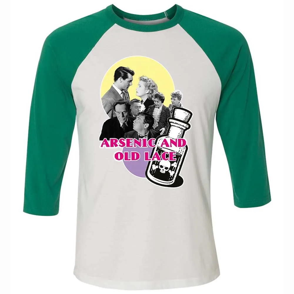 Unisex 3/4 Baseball Tee - XAB31J77 - White/Kelly - 6