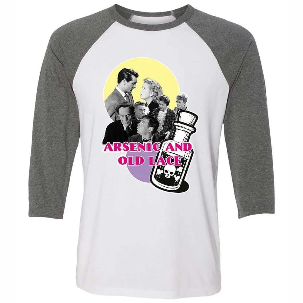Unisex 3/4 Baseball Tee - XAB31J77 - White/Deep Heather - 11
