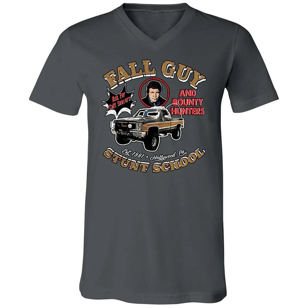 Unisex V-Neck T-Shirt - R7F1SAY7 - Asphalt - 13