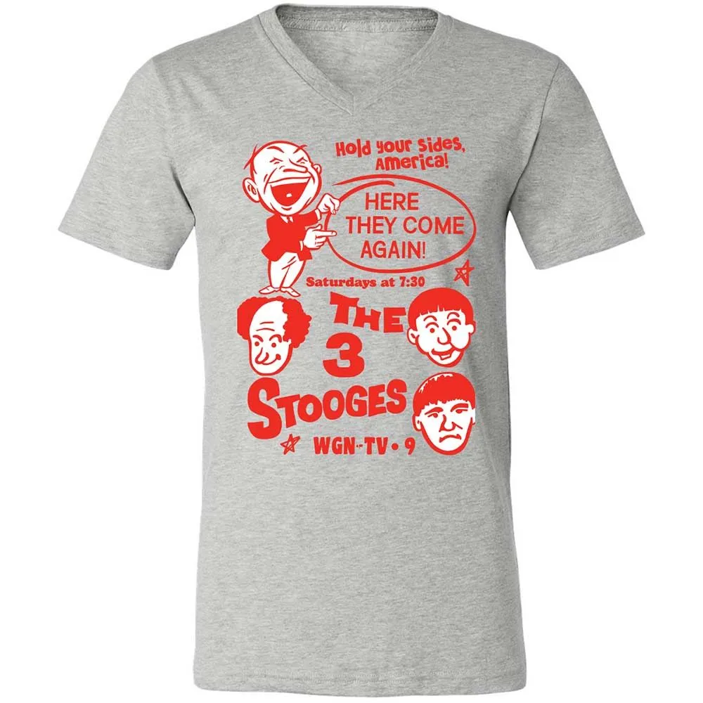 The 3 Stooges - Athletic Heather - 2