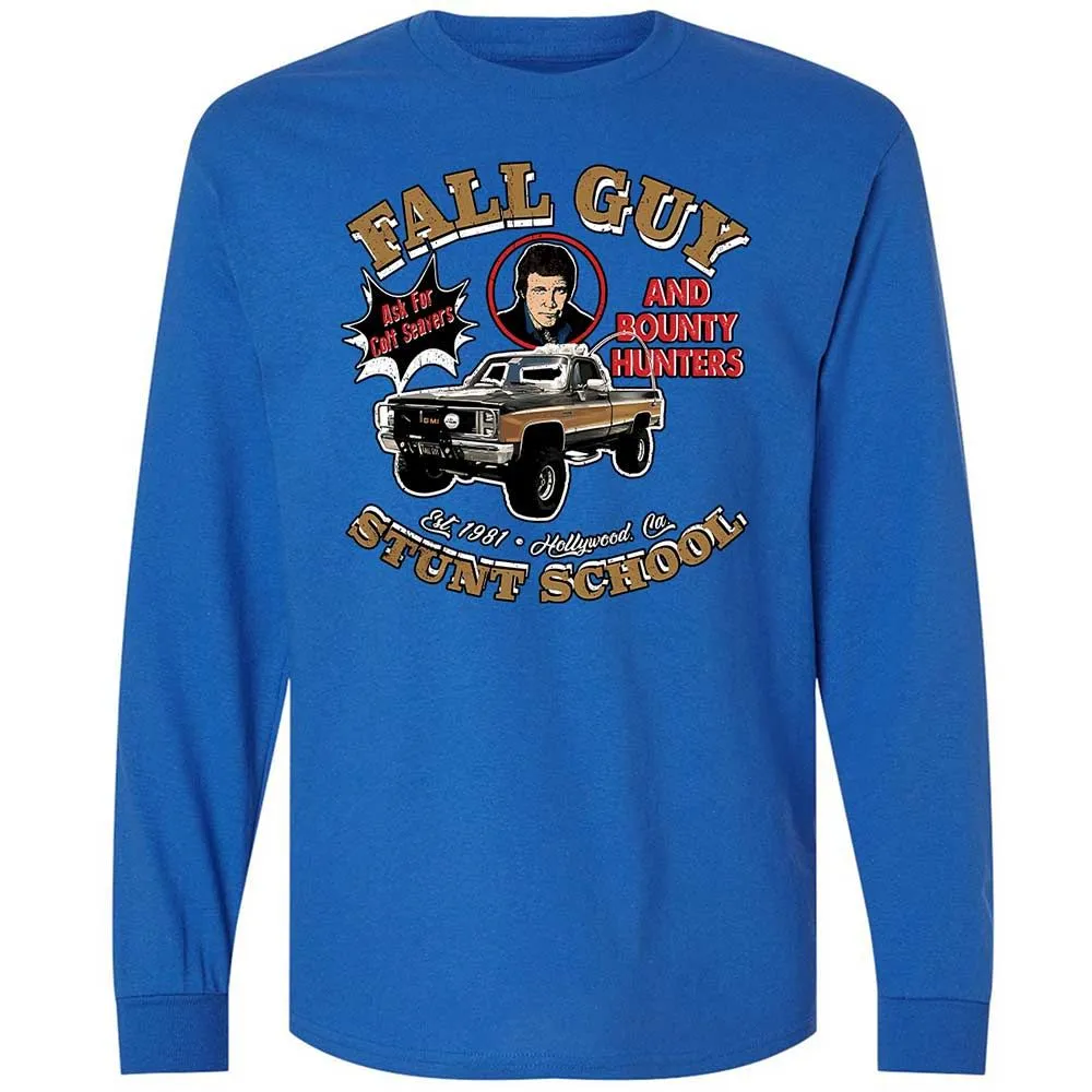 Long Sleeve T-Shirt - 7CFD9CQH - Royal - 3