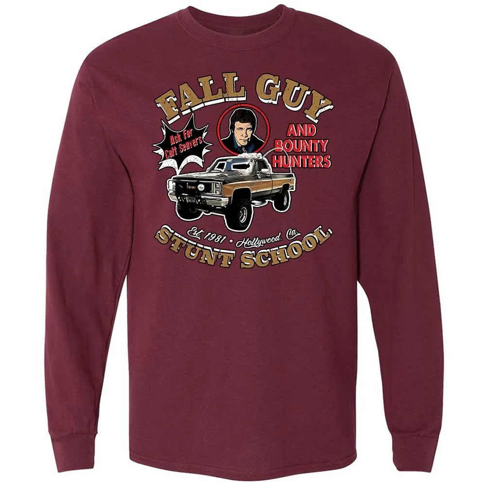 Long Sleeve T-Shirt - 7CFD9CQH - Maroon - 6