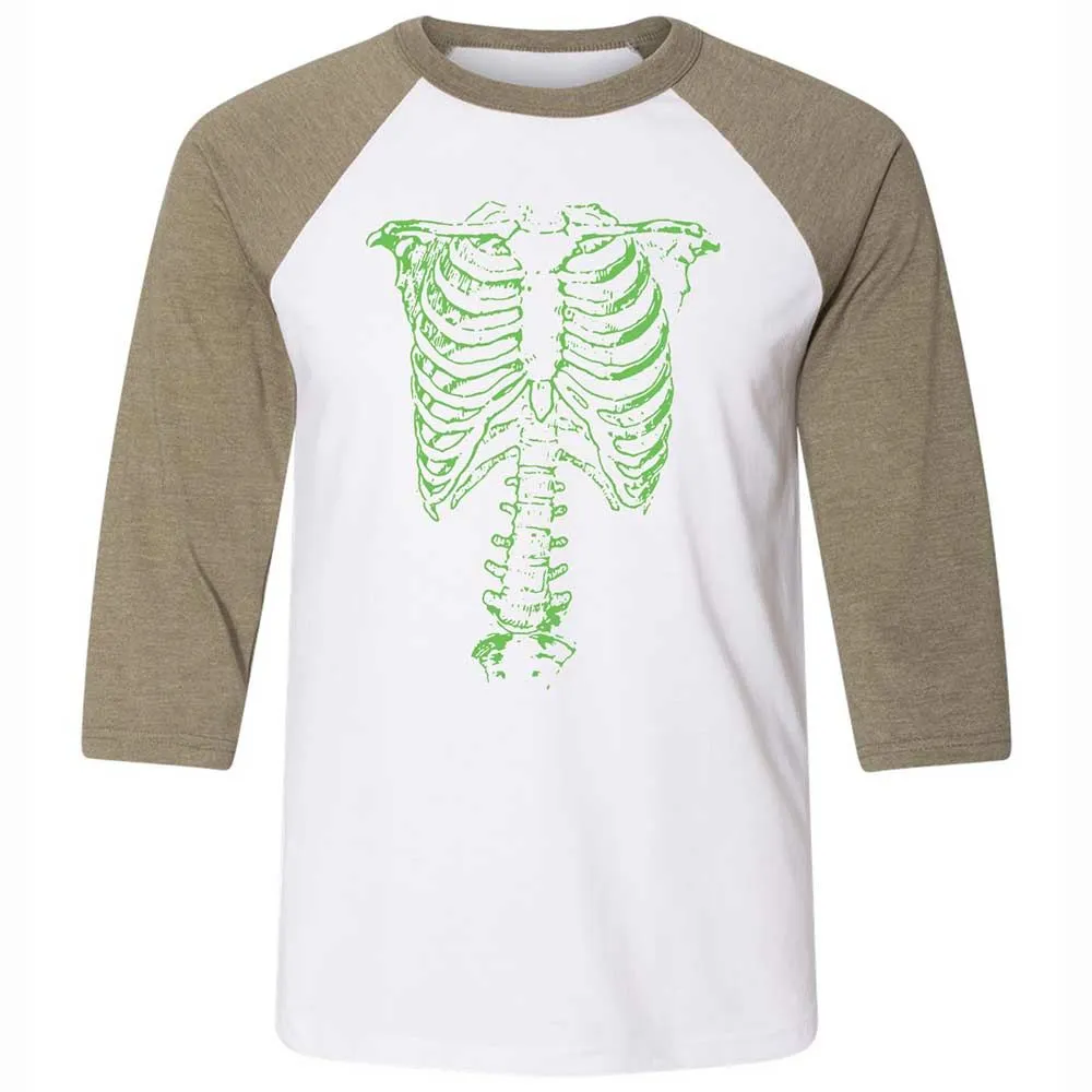 This Is Green Ribcage - White/Heather Olive - 4