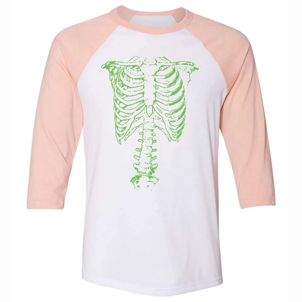 This Is Green Ribcage - White/Heather Peach - 5