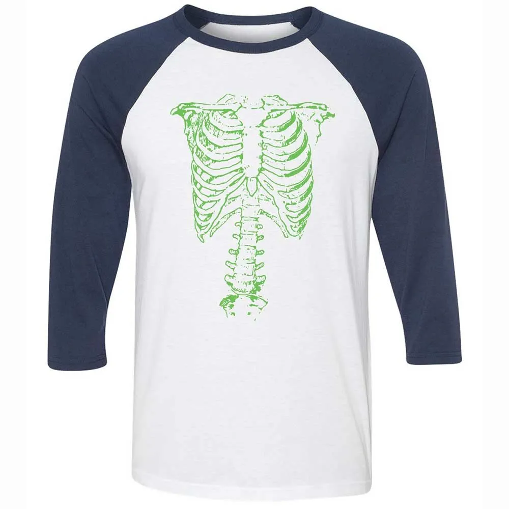 This Is Green Ribcage - White/Navy - 8