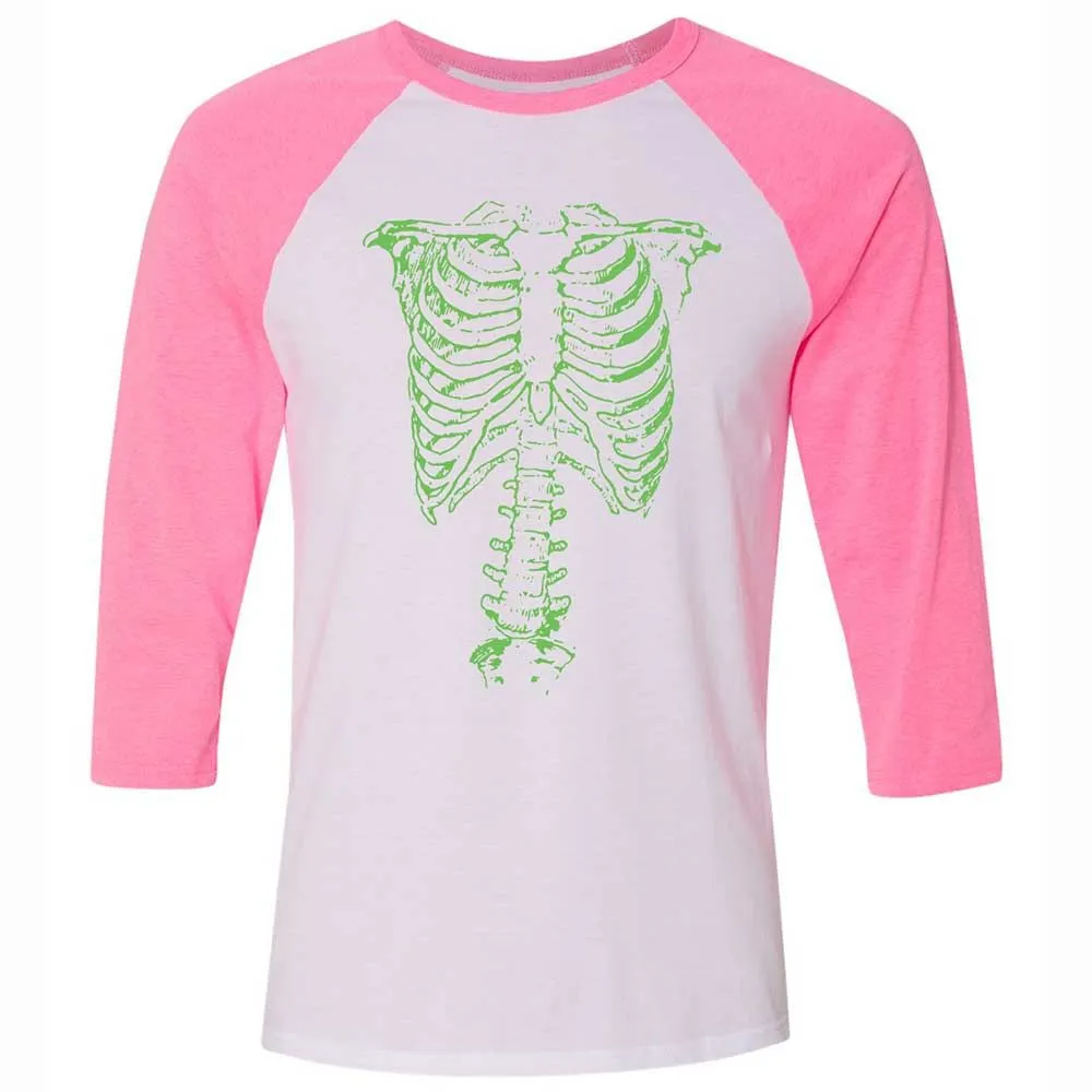 This Is Green Ribcage - White/Neon Pink - 12