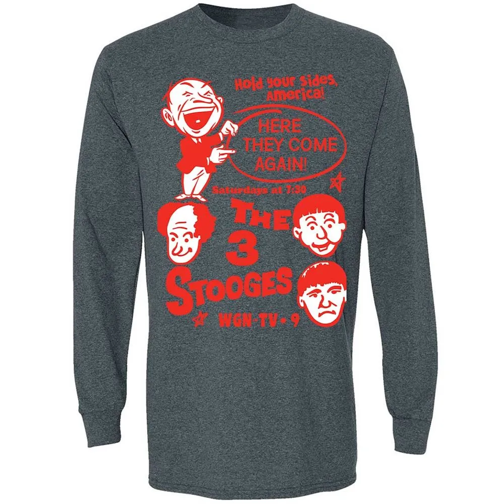 The 3 Stooges - Dark Heather - 15