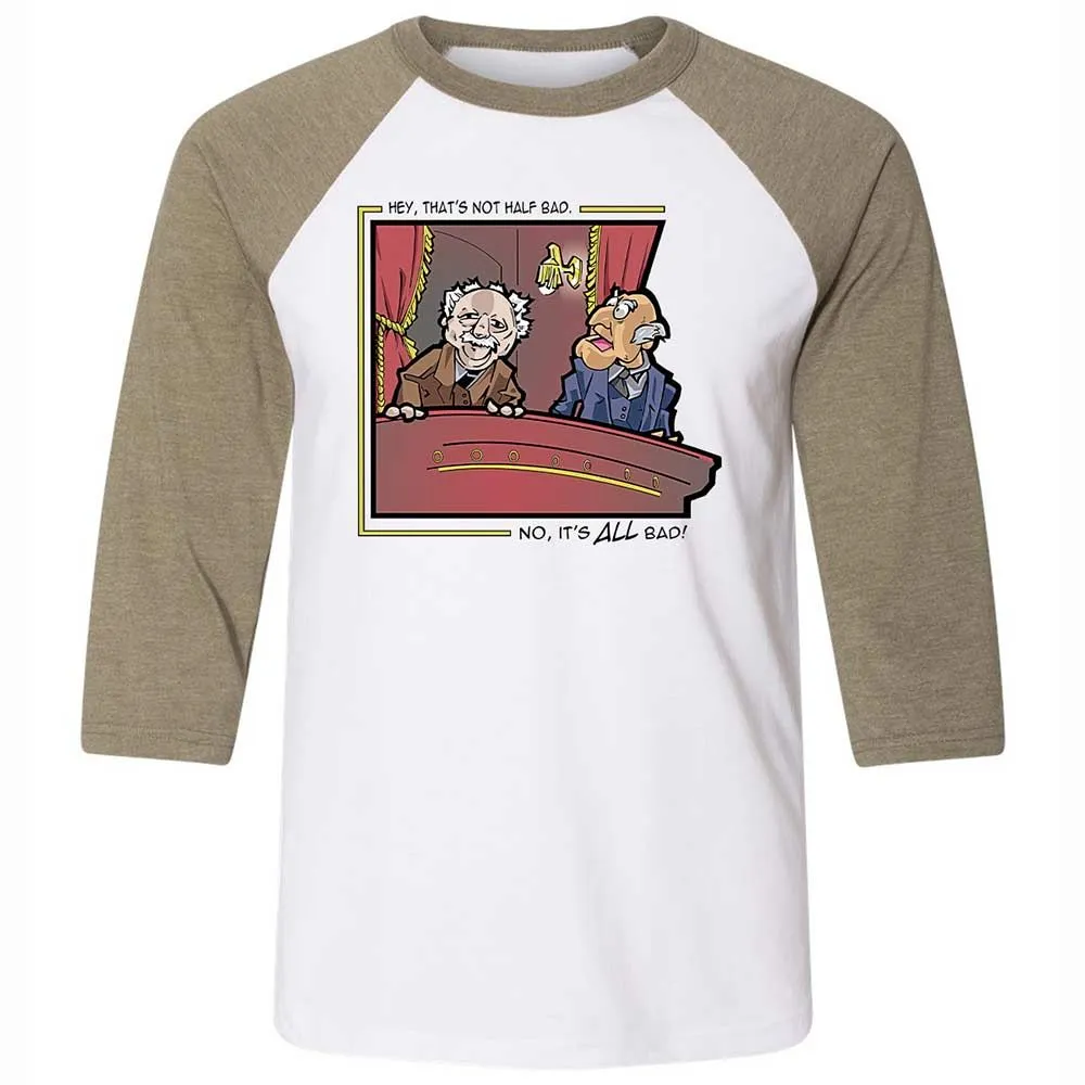 Unisex 3/4 Baseball Tee - 8DDFBSU7 - White/Heather Olive - 4