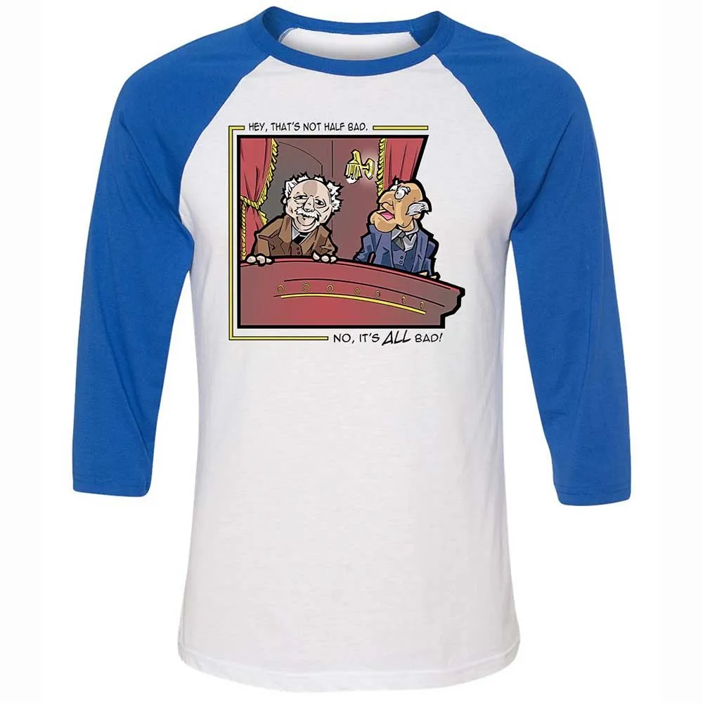 Unisex 3/4 Baseball Tee - 8DDFBSU7 - White/True Royal - 10