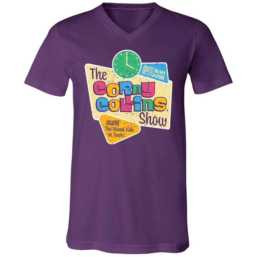 Unisex V-Neck T-Shirt - MR2JU1WL - Team Purple - 10