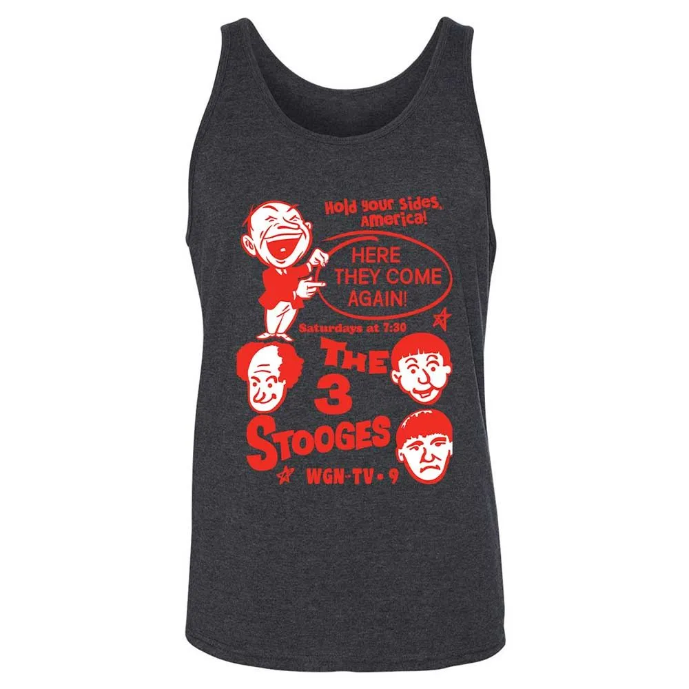 The 3 Stooges - Dark Grey Heather - 10