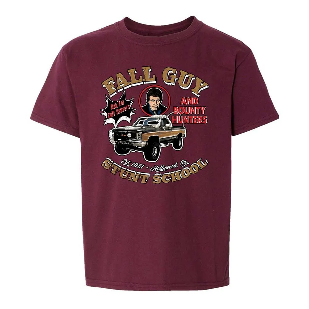 Kids T-Shirt - 8LSHE5WT - Maroon - 14