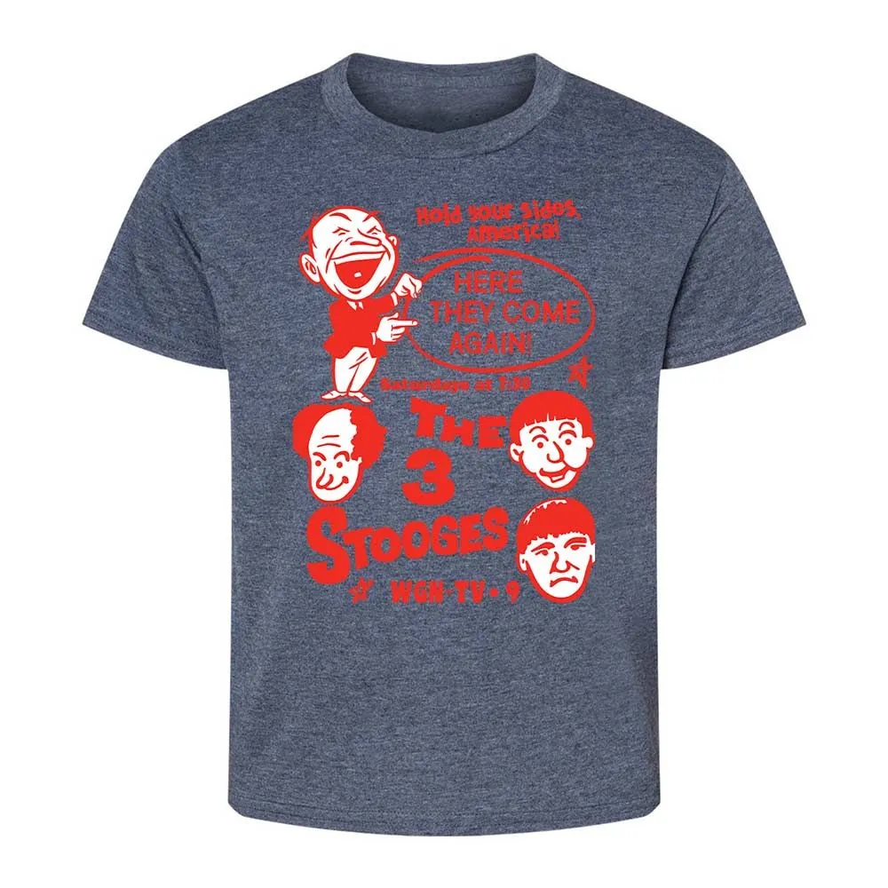 The 3 Stooges - Heather Navy - 15