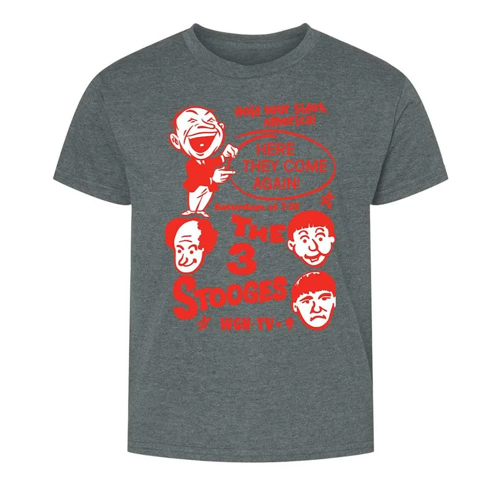 The 3 Stooges - Dark Heather - 16