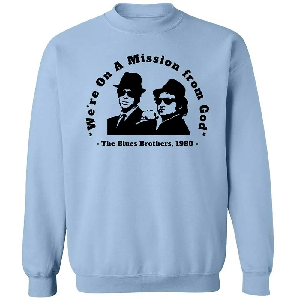 We're on a Mission from God - Light Blue - 4