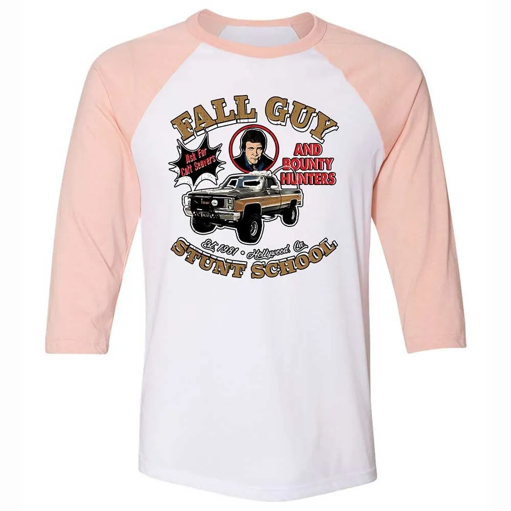 Unisex 3/4 Baseball Tee - 8GY8GCBD - White/Heather Peach - 5