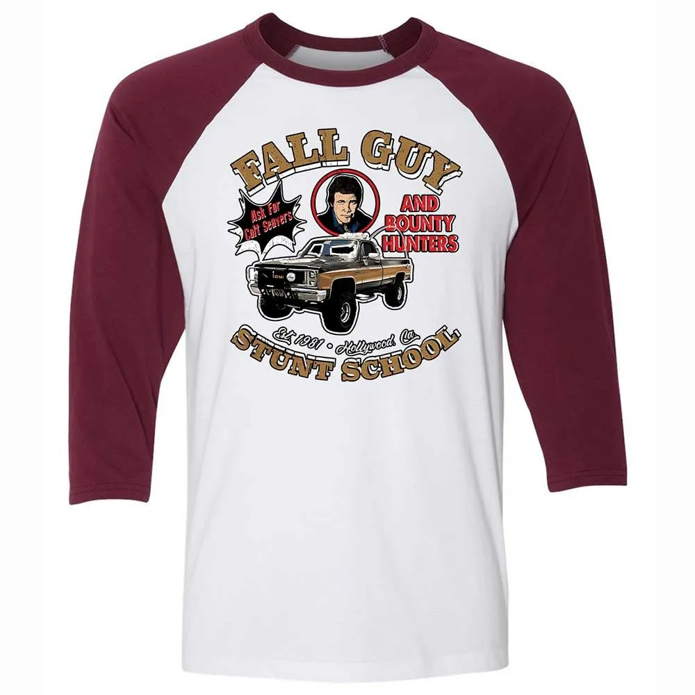 Unisex 3/4 Baseball Tee - 8GY8GCBD - White/Maroon - 7