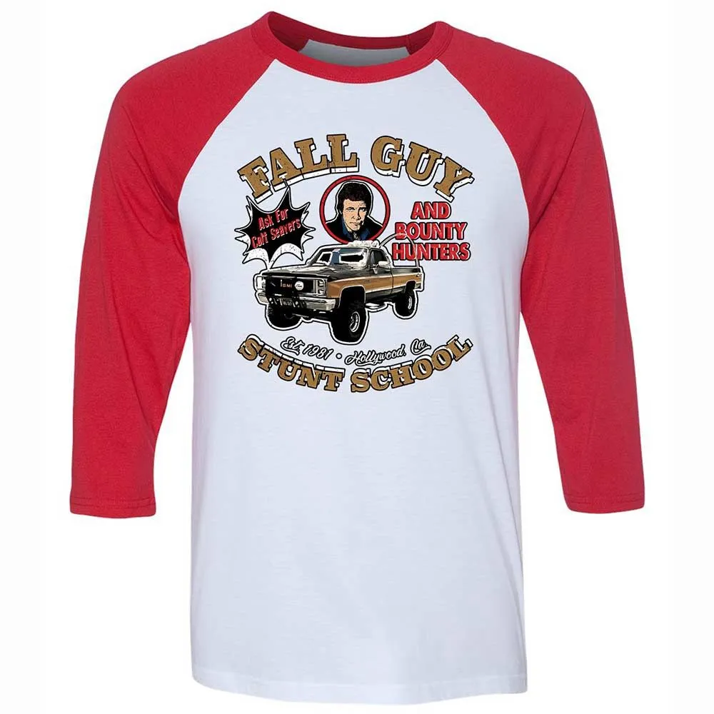 Unisex 3/4 Baseball Tee - 8GY8GCBD - White/Red - 9