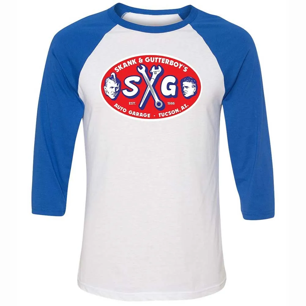 Unisex 3/4 Baseball Tee - JSH5FZ39 - White/True Royal - 10