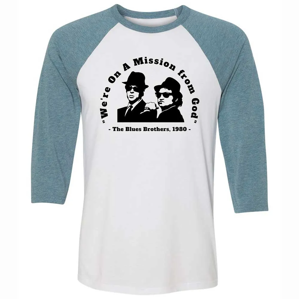 We're on a Mission from God - White/Denim - 3