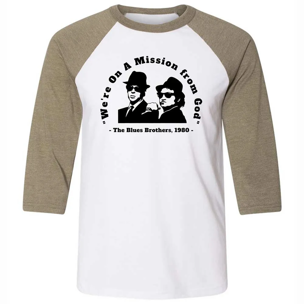 We're on a Mission from God - White/Heather Olive - 4