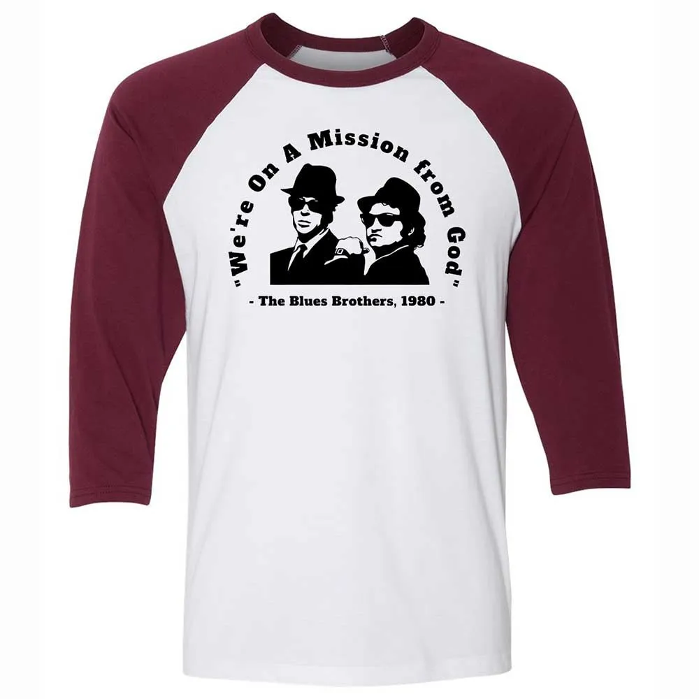 We're on a Mission from God - White/Maroon - 7