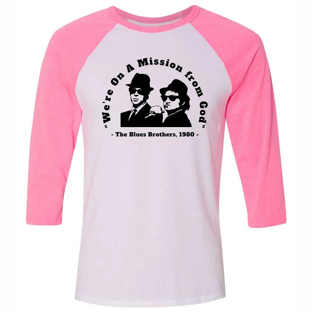 We're on a Mission from God - White/Neon Pink - 12