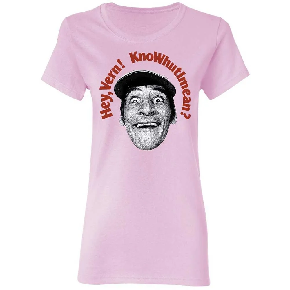 Women's T-Shirt - 3T7DA1KU - Light Pink - 3