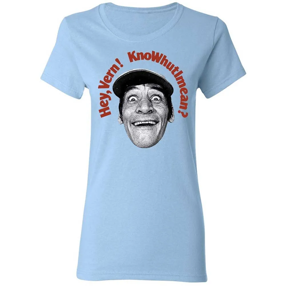 Women's T-Shirt - 3T7DA1KU - Light Blue - 6