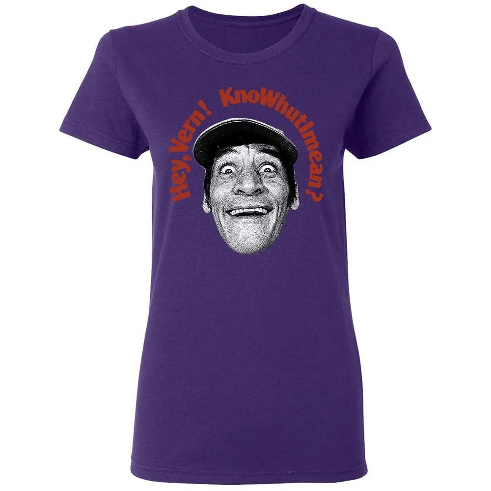 Women's T-Shirt - 3T7DA1KU - Purple - 11