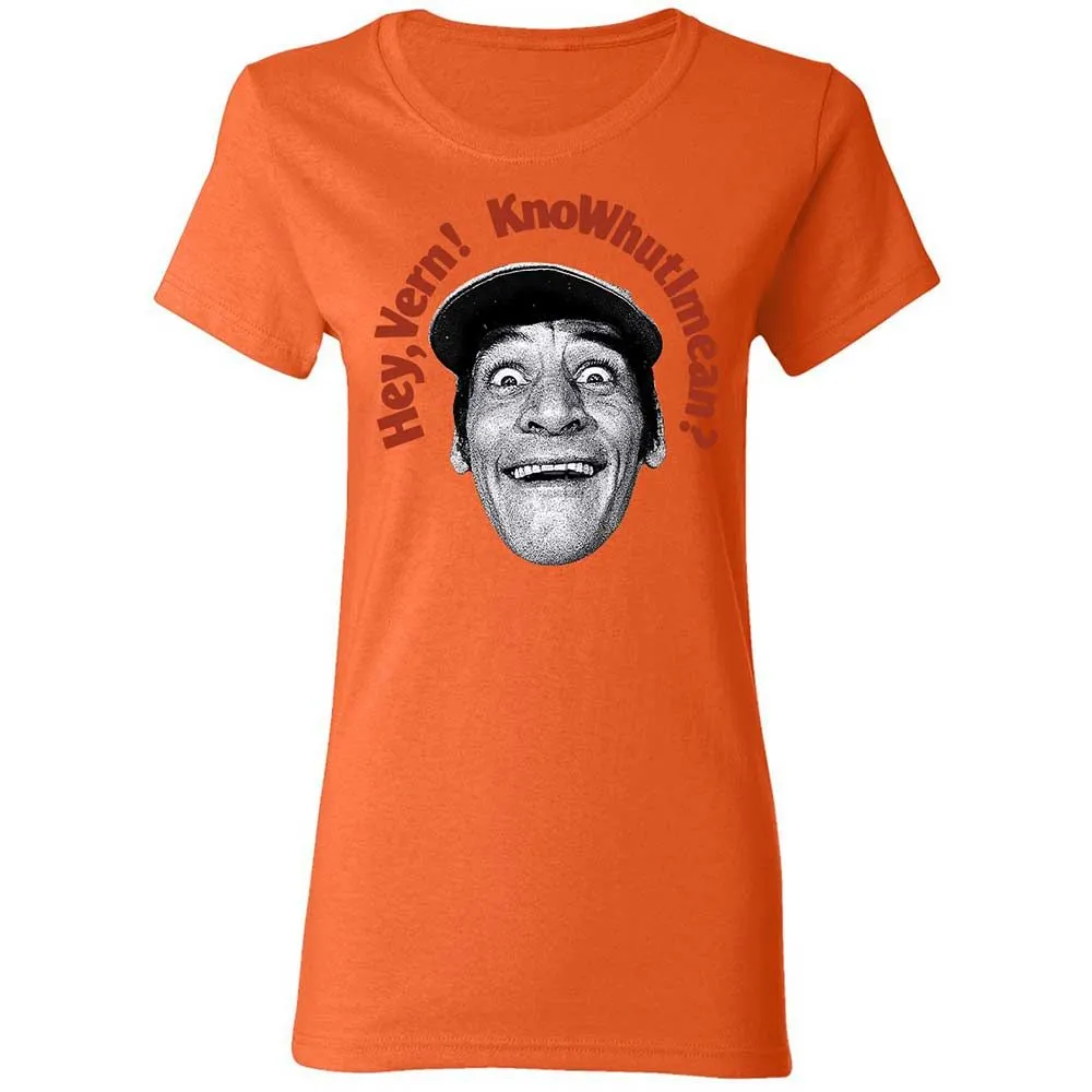 Women's T-Shirt - 3T7DA1KU - Orange - 12