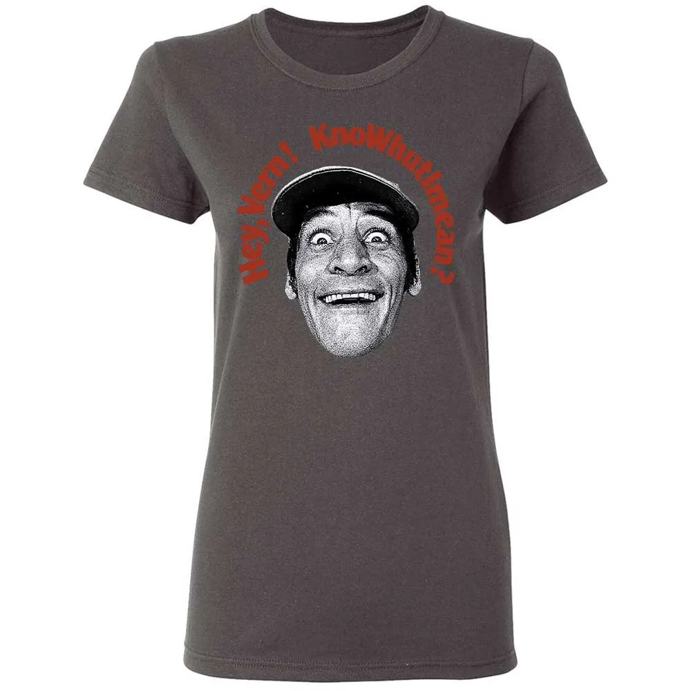 Women's T-Shirt - 3T7DA1KU - Charcoal - 15