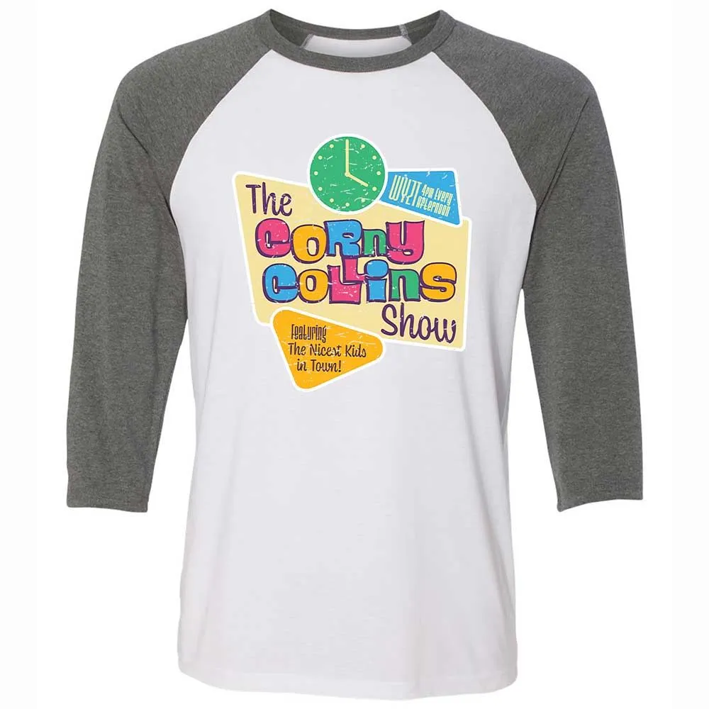 Unisex 3/4 Baseball Tee - L4XCKZYR - White/Deep Heather - 11