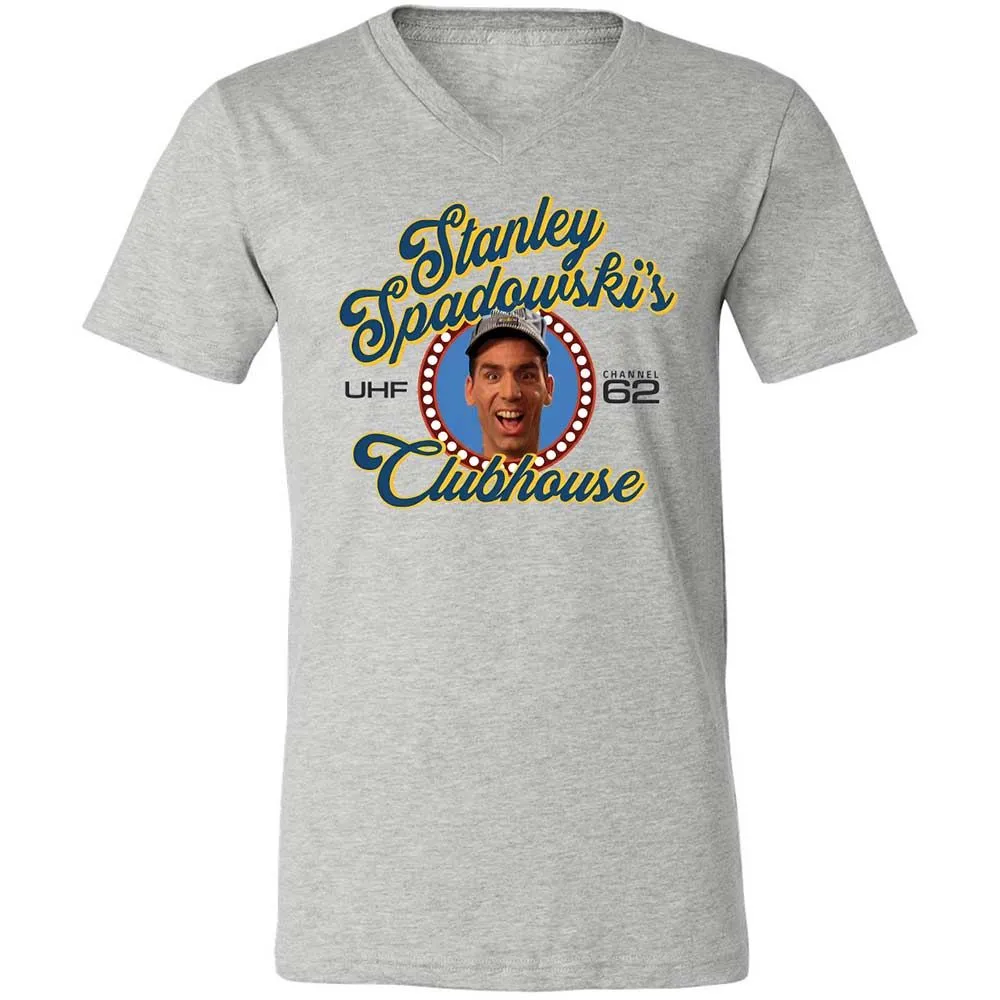 Unisex V-Neck T-Shirt - 3YQRUP86 - Athletic Heather - 2