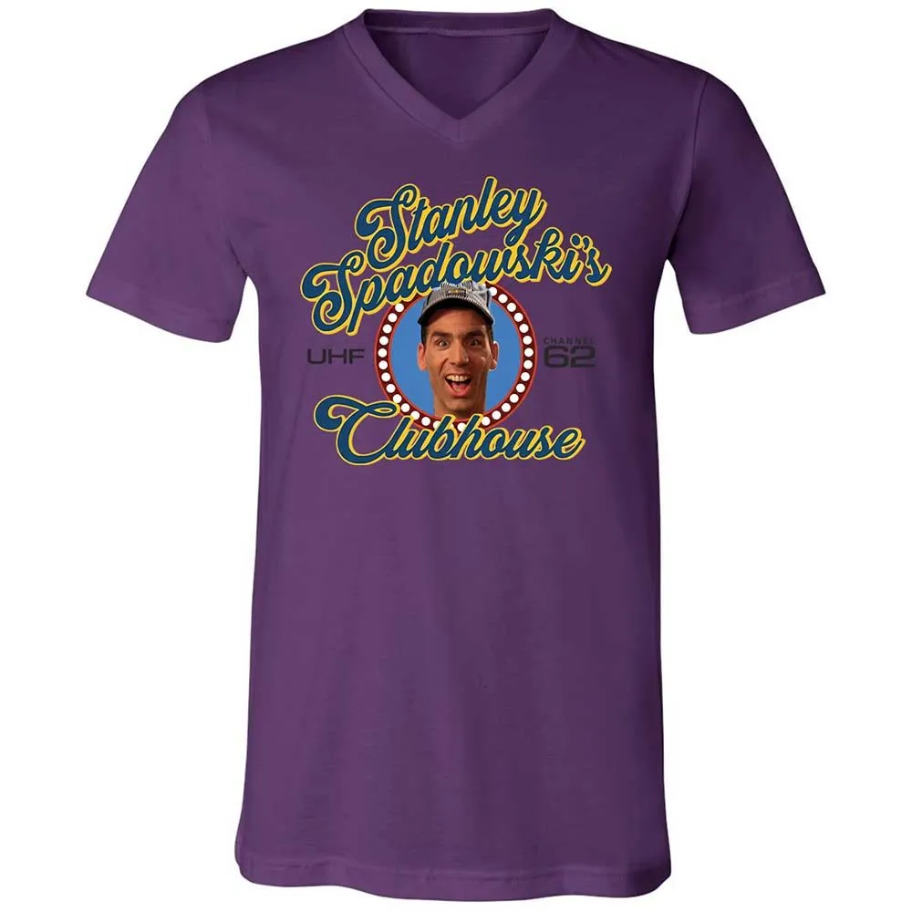 Unisex V-Neck T-Shirt - 3YQRUP86 - Team Purple - 10