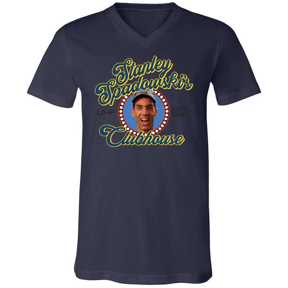 Unisex V-Neck T-Shirt - 3YQRUP86 - Navy - 12