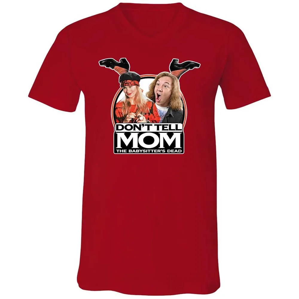 Unisex V-Neck T-Shirt - Y8FFP8QR - Red - 5