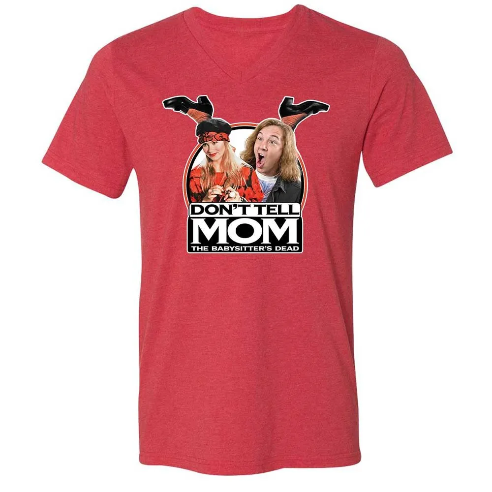 Unisex V-Neck T-Shirt - Y8FFP8QR - Heather Red - 6