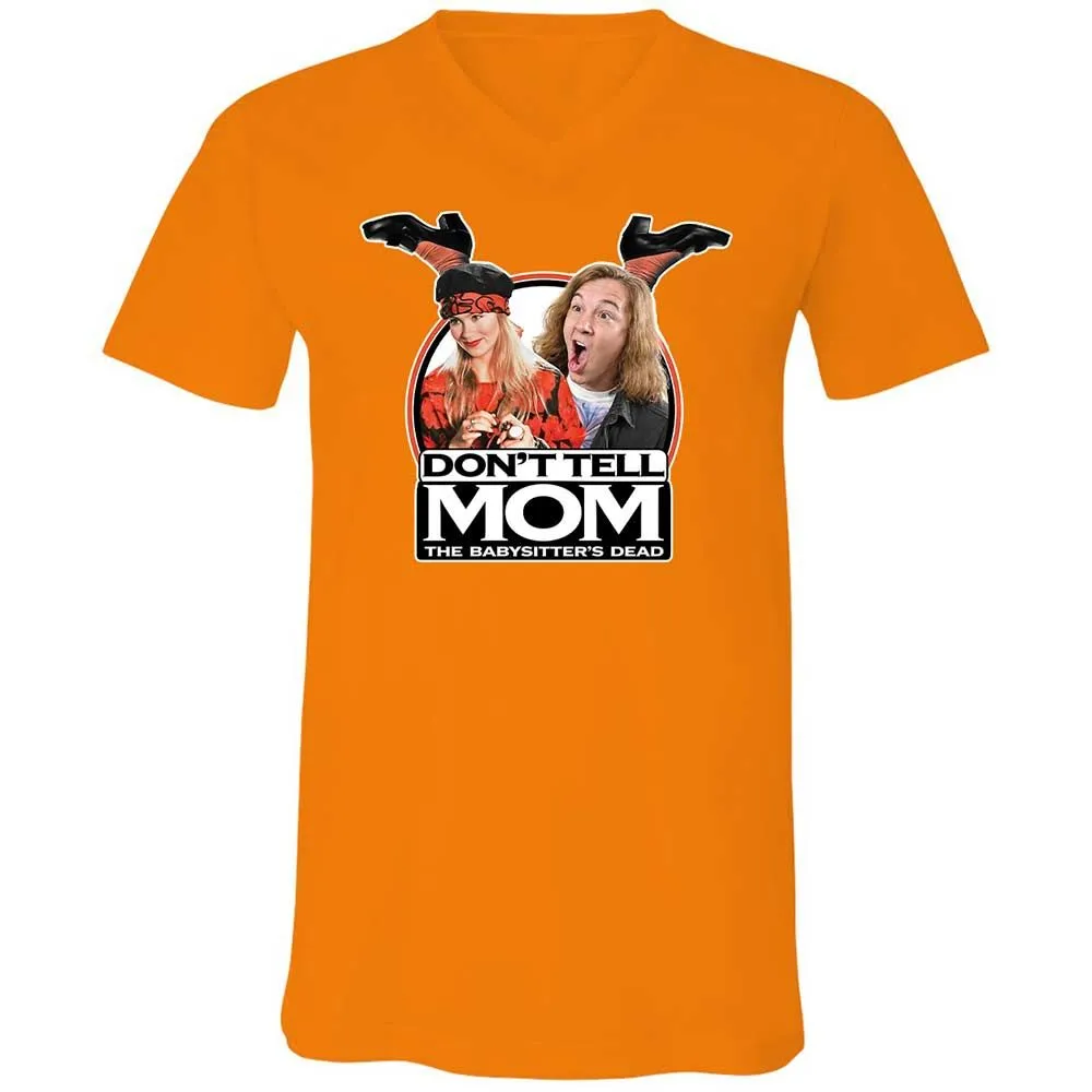 Unisex V-Neck T-Shirt - Y8FFP8QR - Orange - 7