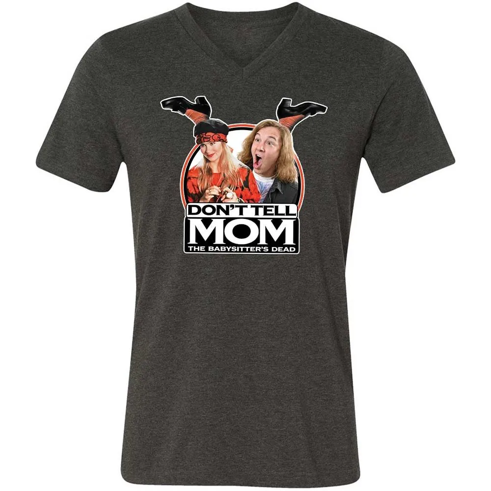 Unisex V-Neck T-Shirt - Y8FFP8QR - Dark Grey Heather - 8