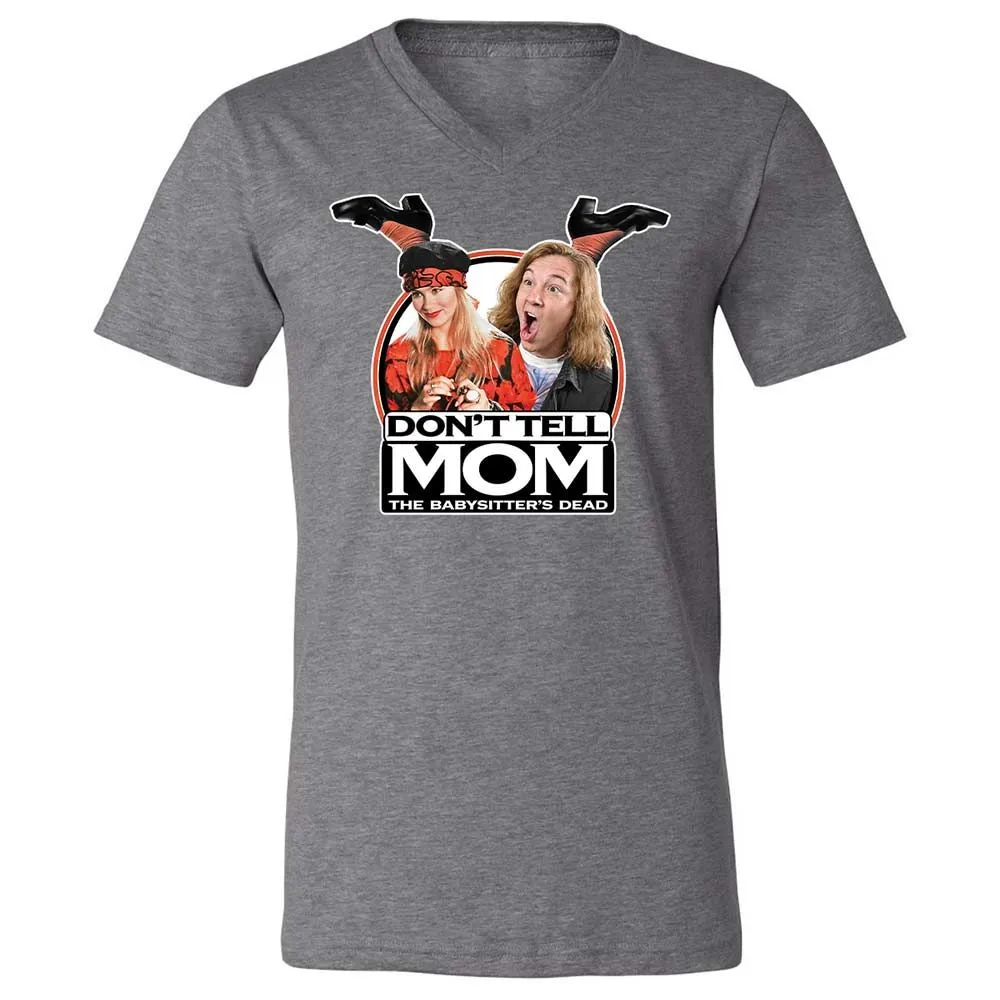 Unisex V-Neck T-Shirt - Y8FFP8QR - Deep Heather - 9