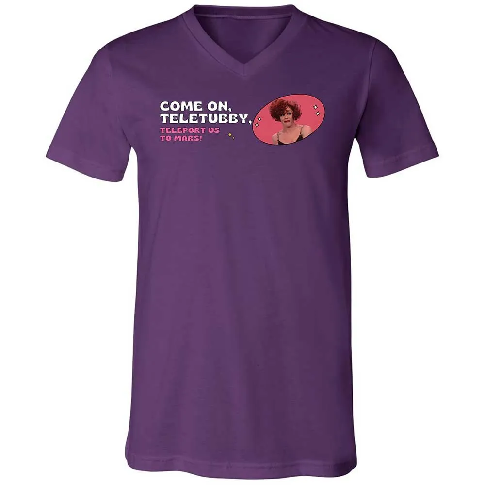 Unisex V-Neck T-Shirt - EJ596PX6 - Team Purple - 10