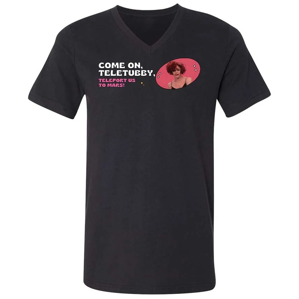 Unisex V-Neck T-Shirt - EJ596PX6 - Black - 11